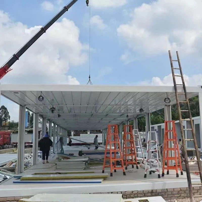 Eenvoudig te installeren 20FT afneembaar containerhuis