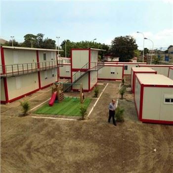 Flat Pack Container Vluchtelingenhuizen