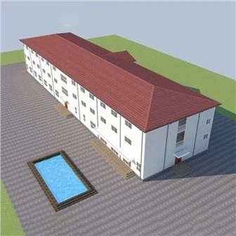 Sandwichpaneel stalen structuur Hotel