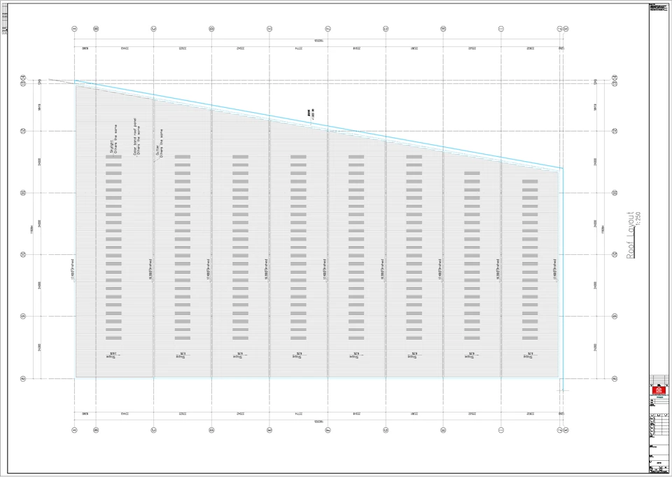 Peru Logistics Warehouse Project: Grid Structural Analysis And Design Scheme factory