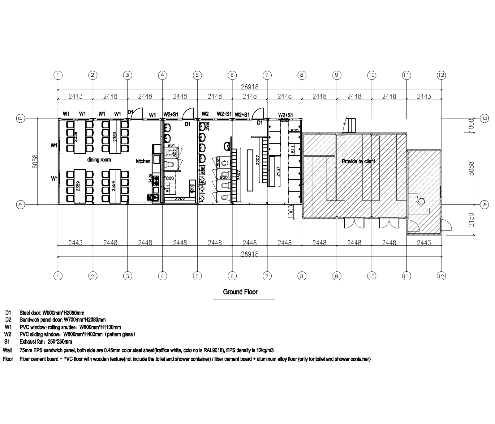 Final drawing for two storey container house project--PT170061201704281 Final drawing for two storey container house project--PT170061201704281